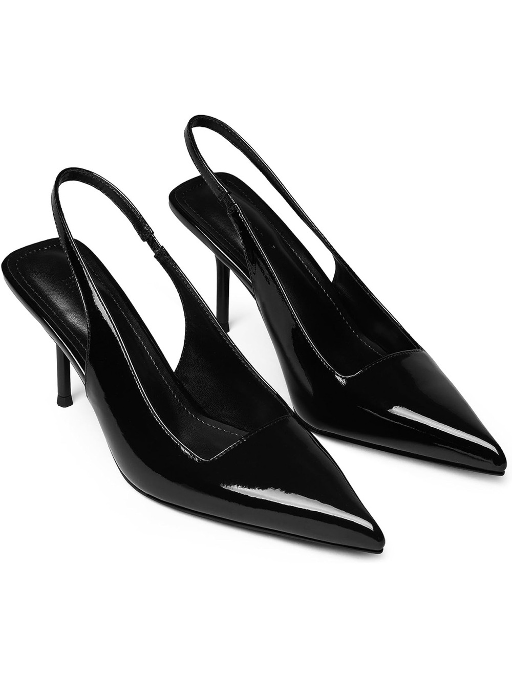 Pointed Toe Slingback Heel